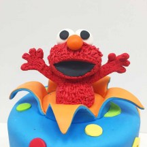 Elmo Sugar Figurine