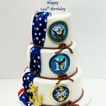 3-Tier Military Cake