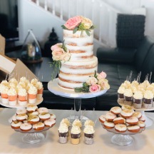 Semi-Naked Cake, Shooters, Donuts