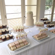 White Dessert Table